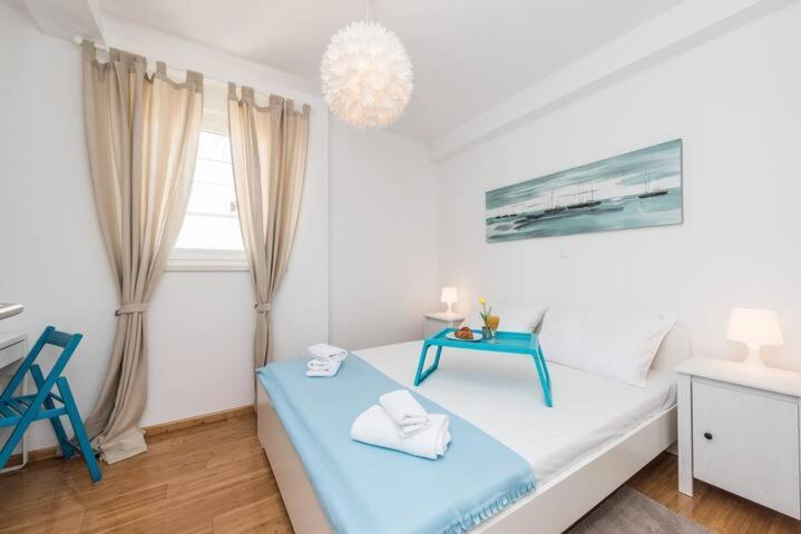 Blue Sky, Modern Sea View Apartment Novalja Bagian luar foto