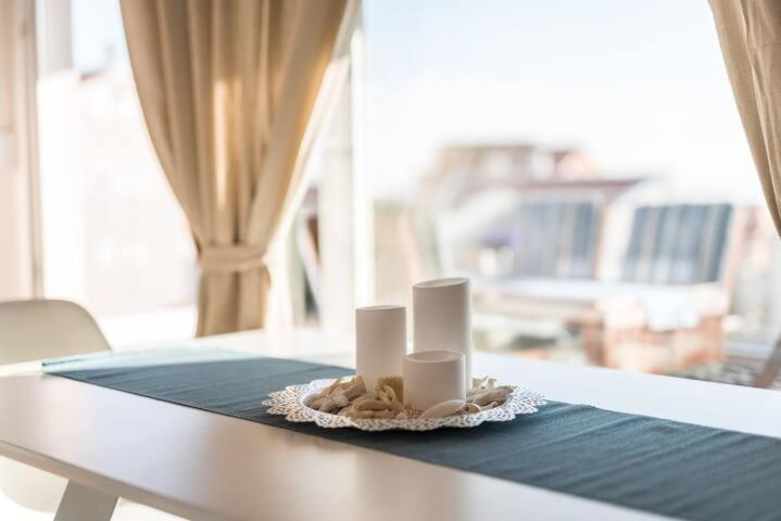 Blue Sky, Modern Sea View Apartment Novalja Bagian luar foto